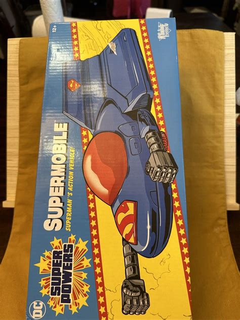 Dc Super Powers Supermobile Supermans Action Vehicle Mcfarlane Toys