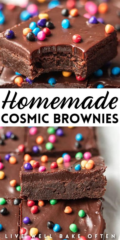 Homemade Cosmic Brownies Cosmic Brownies Easy Baking Recipes