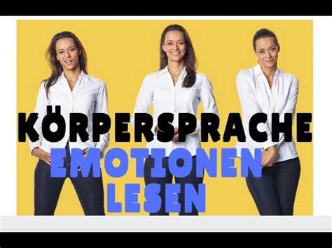 Emotionen lesen Körpersprache deuten Yvonne de Bark Teil2 YouTube