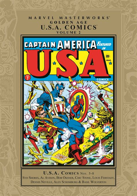 Marvel Masterworks Golden Age Usa Comics Vol Hc Trade Paperback