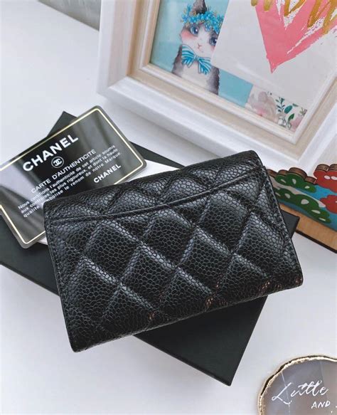 Chanel Card Holder Caviar Skin 女裝 手袋及銀包 銀包、卡片套 Carousell