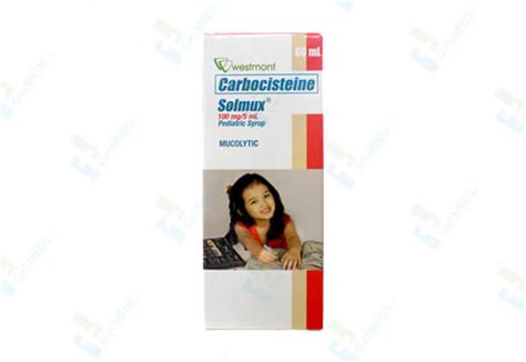 Buy Carbocisteine 100mg5ml Solmux Cold And Cough Medicines