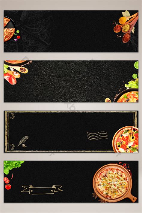 Western Food Gourmet Restaurant Banner Poster Background Backgrounds ...