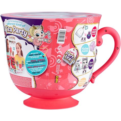 Zuru Itty Bitty Prettys Tea Party Teacup Dolls Playset Big W