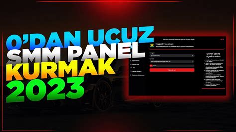 SMM PANEL NASIL KURULUR SMM PANEL AÇMAK 2023 5 DAKİKADA