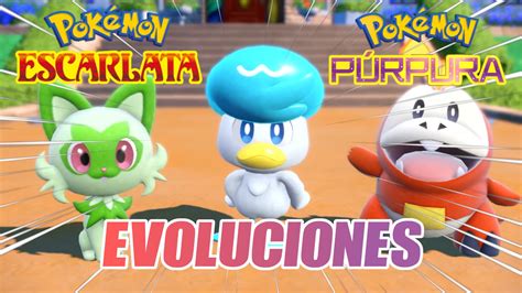 Evoluciones Pokemon Escarlata