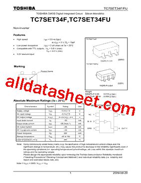 Tc Set Fu Datasheet Pdf Toshiba Semiconductor