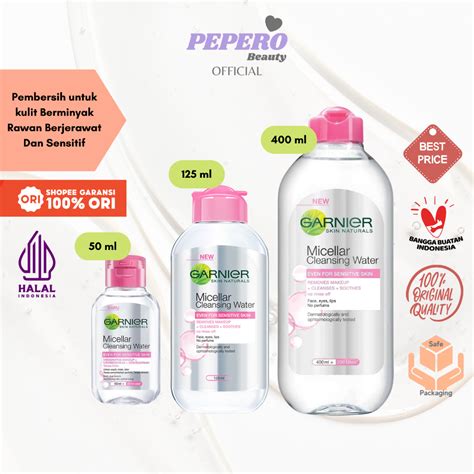 Jual Garnier Micellar Cleansing Water Pink Ml Ml Ml