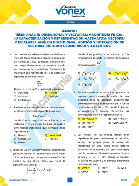 Física Sm S1 Pdf Vector Euclidiano Fuerza