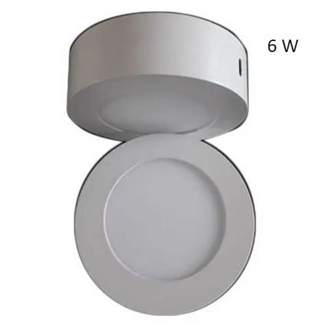 Sparkle Aluminum Wt Round Surface Led Panel Light For Indoor