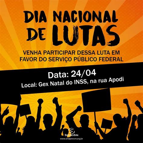 Grande Ato na Gex Natal marcará Dia Nacional de Lutas Sindprevs RN