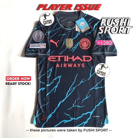 Jual Player Issue Jersey Baju Bola City 3rd Third 2023 2024 Evoknit