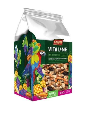 VITAPOL Mix Pâtisserie pour perroquets et oiseaux exotiques 200g Fera fr