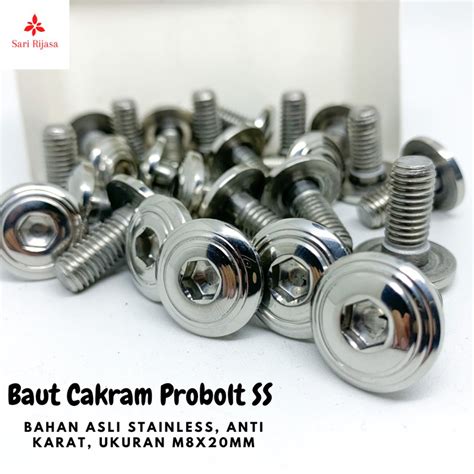 Jual Baut Piringan Cakram M8x20mm BAUT PIRINGAN CAKRAM PROBOLT