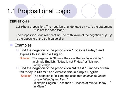 Ppt Chapter 1 The Foundations Logic And Proofs Powerpoint Presentation Id 654334