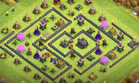 The Best Th9 Wartrophyfarming Base Layouts August 2021 Allclash Mobile Gaming