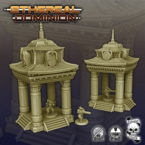 Greater Good Wargame Terrain Arbor Set Rpg And Wargame 3d Printed Tabletop Terrain Licensed