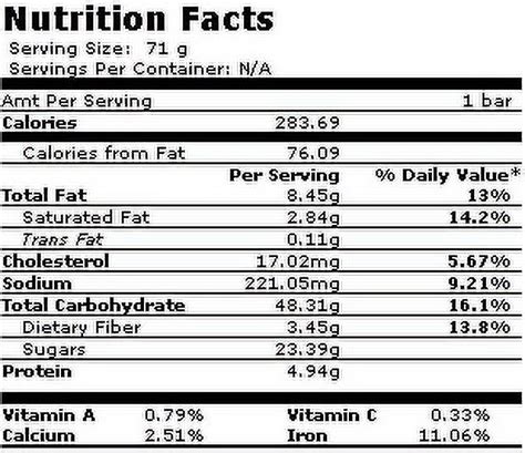 Readi Bake Benefit Healthy Bakery Food Banana Chocolate Chunk Bar 2