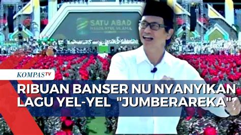 Ribuan Banser Kompak Berjoget Dan Bernyanyi Jumberareka Di Peringatan 1