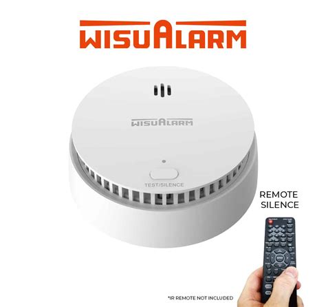 WisuAlarm Photoelectric Standalone Battery Operated Smoke Alarm With IR