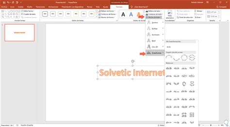 C Mo Curvar Texto En Powerpoint Solvetic