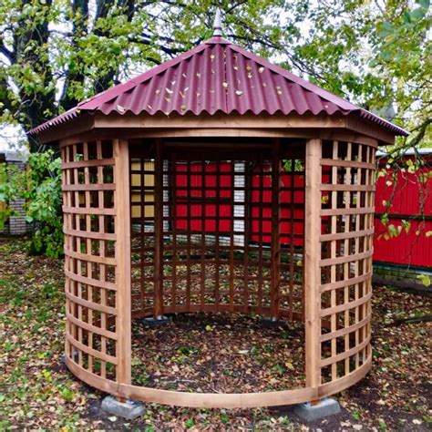 Деревянные беседки для дачи и загородного дома в Санкт-Петербурге и ЛО