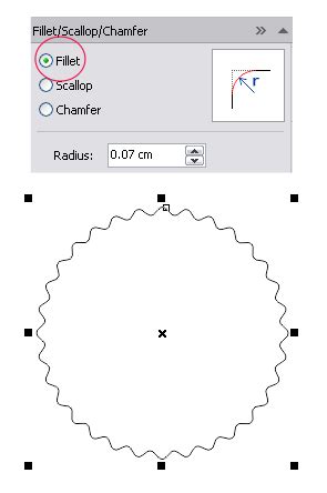 Dewanta Design Cara Membuat Objek Lingkaran Bergerigi Di Coreldraw