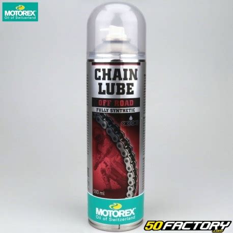 Lubrifiant chaîne Motorex Chain Lube Off Road Fully Synthetic 500ml