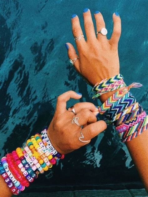 Vsco Happinessinpixels Pony Bead Bracelets Kandi Bracelets Summer