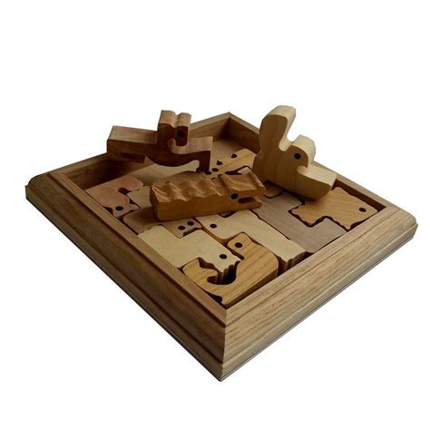 ᐉ Деревянная головоломка Круть Верть Зоопарк (695)