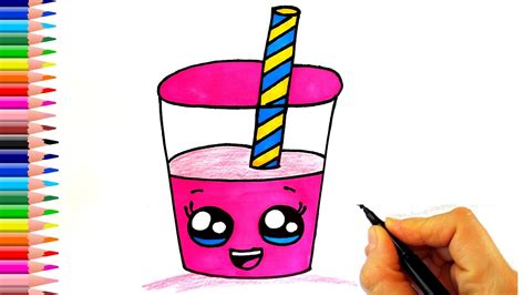 Sevimli Ecek Nas L Izilir How To Draw A Cute Drink Youtube