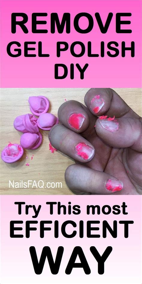 Remove Gel Polish At Home Diy With Acetone Remove Gel Polish Gel