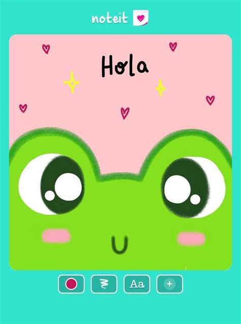 Note It Hola🐸 💕 Notas Bonitas Garabatos Divertidos Dibujitos Sencillos