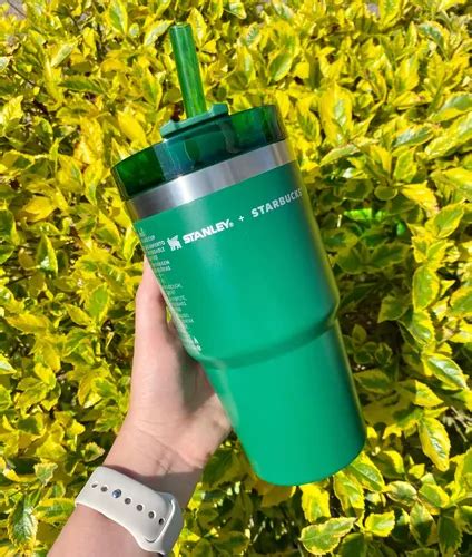 Termo Starbucks Stanley Acero Inoxidable Verde Summer Env O Gratis