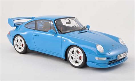 Porsche 993 Carrera RS Miniature Clubsport Clair Bleu 1995 GT Spirit 1