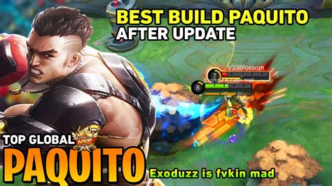 PAQUITO BEST BUILD IN 2022 TOP GLOBAL PAQUITO Exoduzz MOBILE