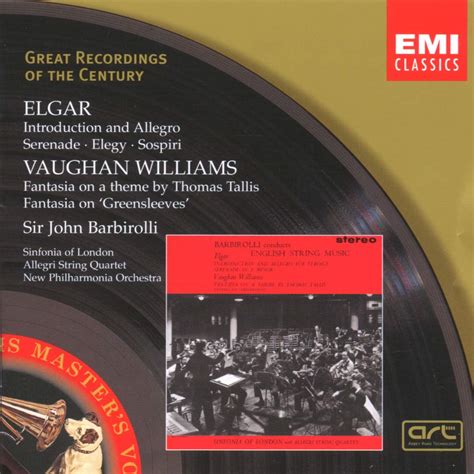 Amazon Elgar Vaughan Williams String Orchestra Works CD 和黑膠唱片