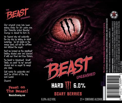 Monster Brewing – The Beast Unleashed – Scary Berries - Better On Draft