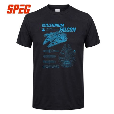 Aliexpress Buy Star Wars Tshirt Millennium Falcon Returns T