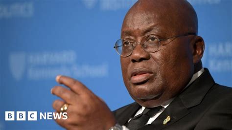 Ghana President Nana Akufo Addo Sworn In For A Second Term BBC News