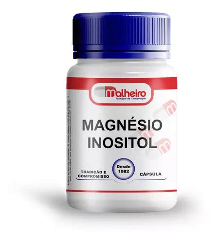 Magn Sio Inositol Mg C Psulas Sabor Sem Sabor Mercadolivre