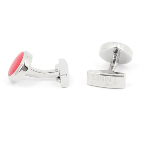 Boutons De Manchette Ronds Fuchsia Montreux Ii The Nines