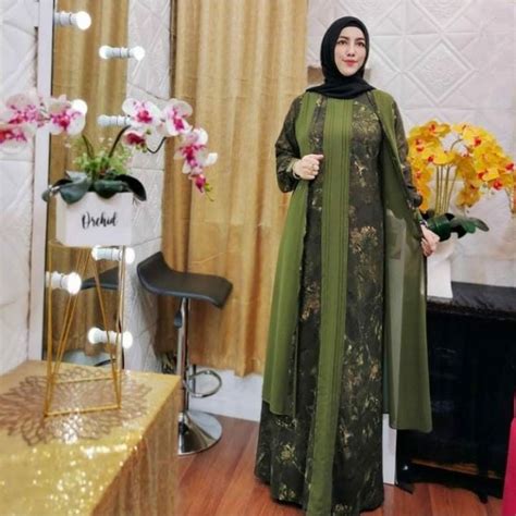 Jual Kirana Daria Mix Dress By Azzahra Ready Indonesia Shopee Indonesia