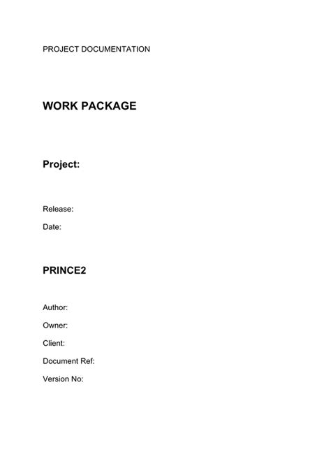 Work package template in Word and Pdf formats - page 3 of 7