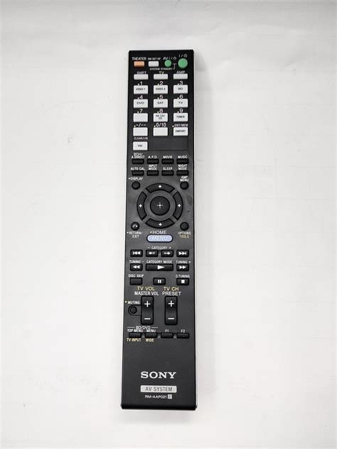 Sony Rm Aap Remote Control For Str Dg Ebay