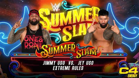 Wwe2k23 Jimmy Uso VS Jey Uso Blood Vs Blood The Extreme Rules Match