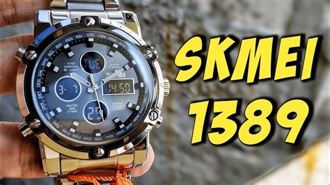 Skmei Time Dual Movement Stainless Steel Review Setup Youtube