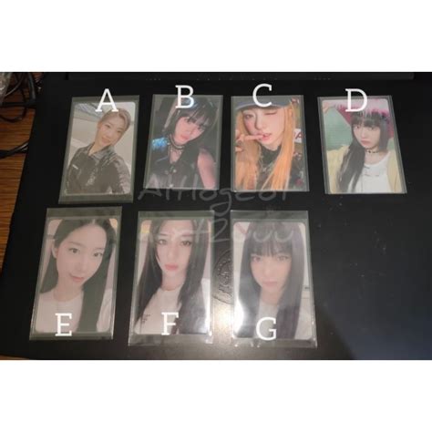 Jual Ready Stock Le Sserafim Official Photocard Pob Ktown4u Unforgiven Kazuha Eunchae Yunjin