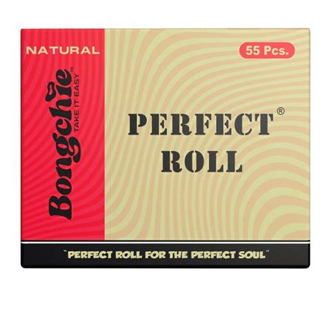 Brown Bongchie Perfect Roll Pre Rolled Unbleached Smoking Cones Gsm