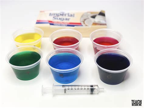 Rainbow Science: Sugar Density Experiment - Teach Beside Me